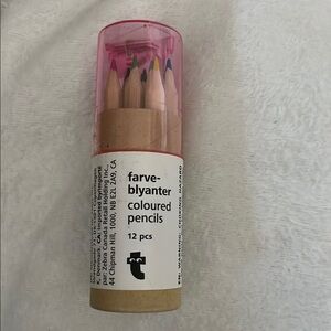 Coloured Pencils Set in Pink Tube